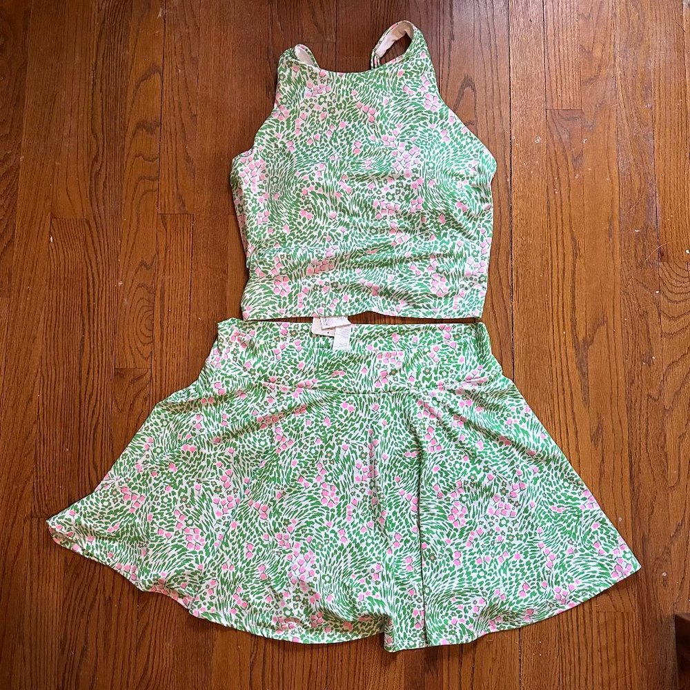 Fabletics Floral Skort Set